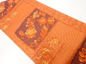 花唐草模様織出し名古屋帯